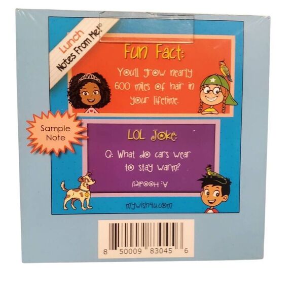 Lunch Notes From Me! Fun Facts & LOL Jokes - Picture 2 of 2